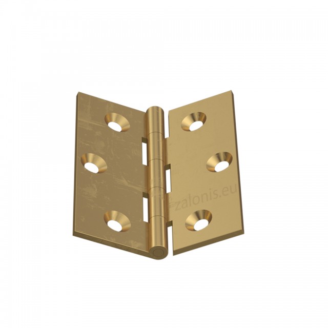 BRASS FLAT HINGE 50x40 ITALY
